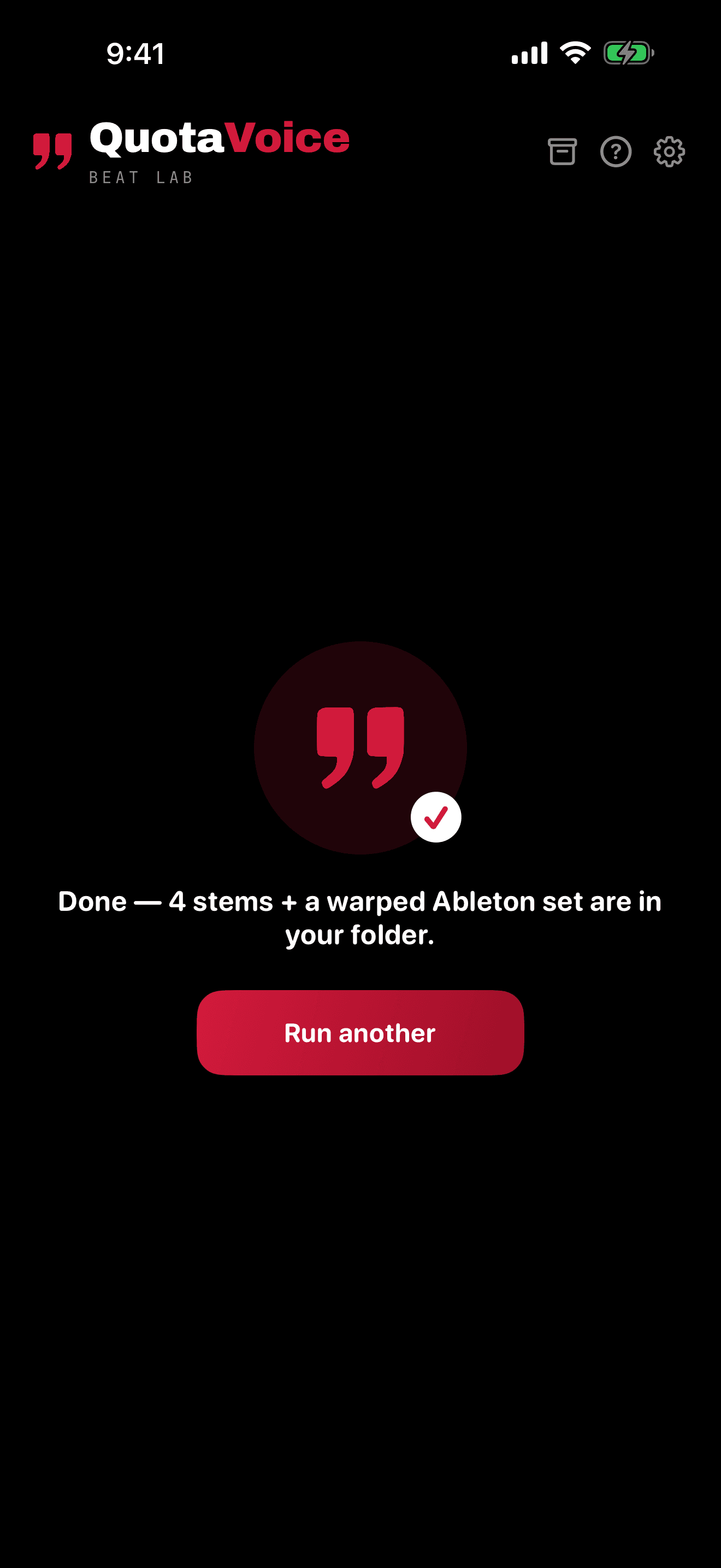It ran on your Mac