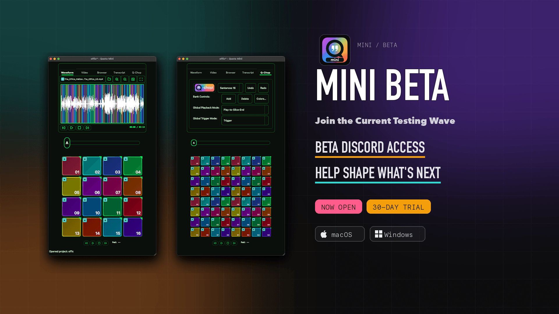 Mini Beta Is Open — Join the Current Testing Wave