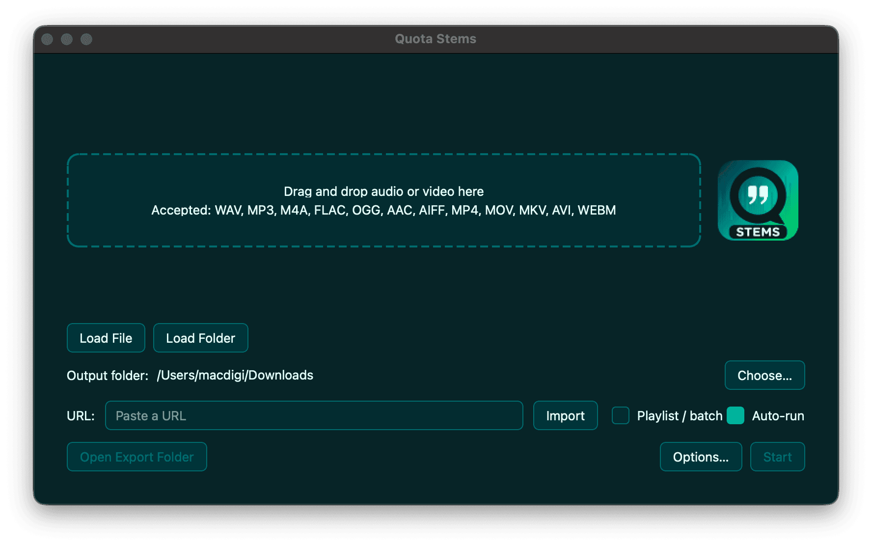 Quota Stems — free stem separation